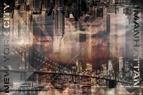 Modern Art MANHATTAN SKYLINES