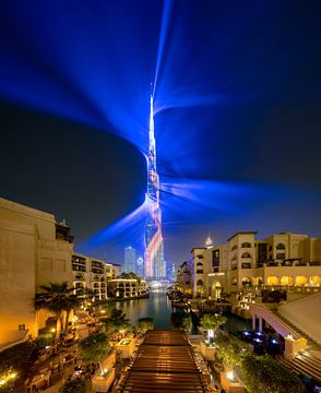 Burj Khalifa Lasershow von Rene Siebring