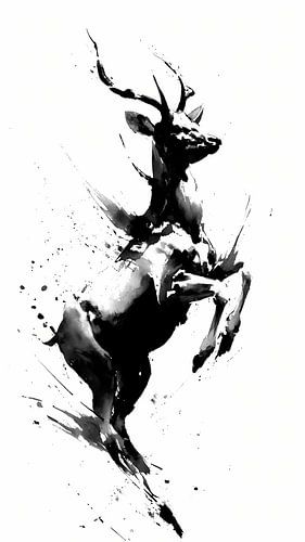 Deer at the Edge of Motion