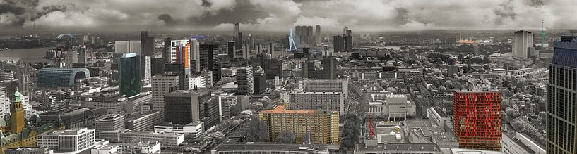Panorama of Rotterdam by Fred Leeflang