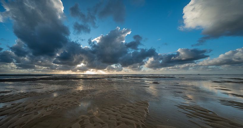 Blick auf die Nordsee von Michel Knikker