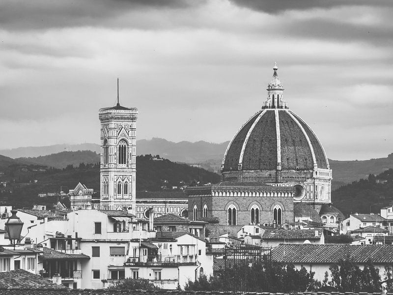 Cathédrale de Florence et Campanile de Giotto par Sergio Pazzano