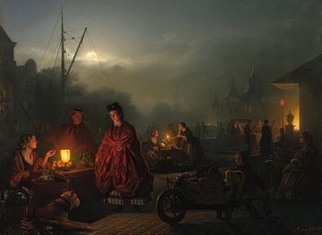 Le marché de nuit, Petrus van Schendel