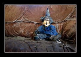 Clown auf einer Bank von Paul Schrandt