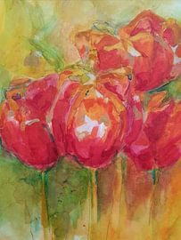 Dutch Tulips by Thea Bouwman