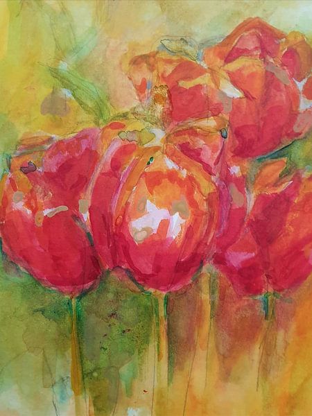 Tulipes néerlandaises par Thea Bouwman