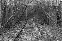 Spoorweg buiten gebruik