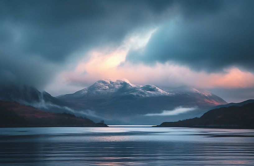 Blick auf die Berge von fernlichtsicht