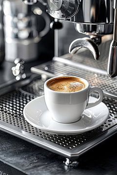 drink a cup of coffee or cappuccino by Egon Zitter