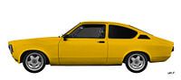 Opel Kadett C Rallye Coupé in originele kleur