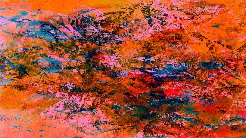 Modern and abstract contemporary art Wabi Sabi by Mad Dog Art