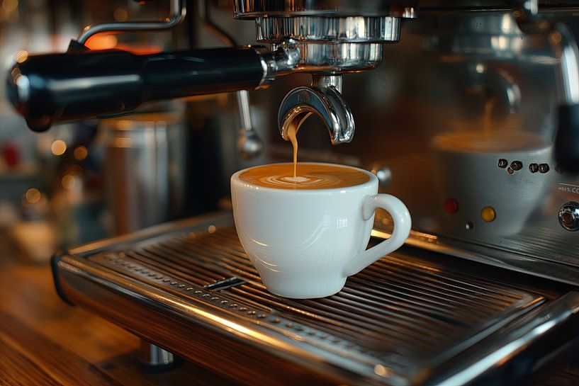 drink a cup of coffee or cappuccino by Egon Zitter