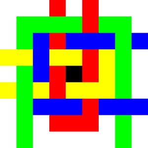 Drunter und Drüber | Permutation | ID=09 | V=68 | Knoten 4xU | P #01-D