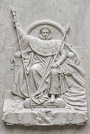 Napoleon on his Imperial throne
