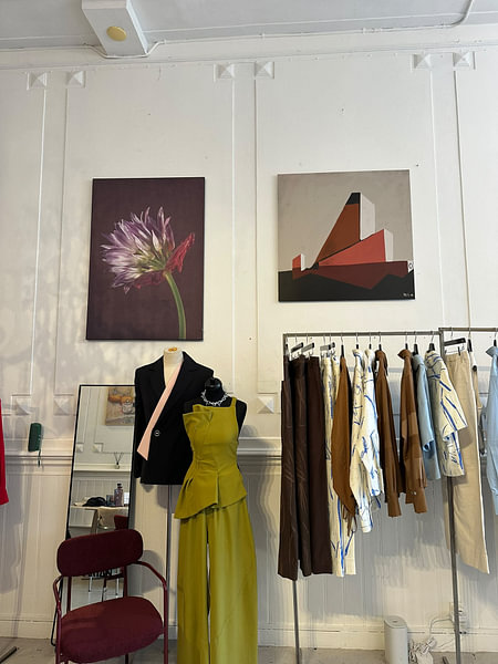 Customer photo: Luxurious Lilac - Blooming Chives by Marjolijn van den Berg, on ArtFrame