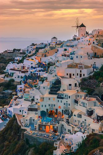 Zonsondergang Oia, Santorini, Griekenland