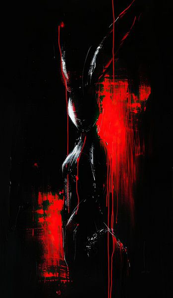 Malerei Abstrakt Rot von Kunst Laune