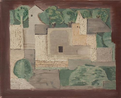 Jindřich Štyrský, Paysage avec maisons, 1923