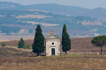 La Kapelle Vitaleta Toskana. von Dennis Wierenga