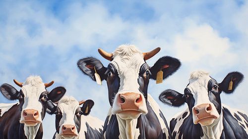 Nieuwsgierige koeien