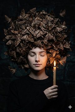 Der Nachtschmetterlingsflüsterer von Fine Art Studios