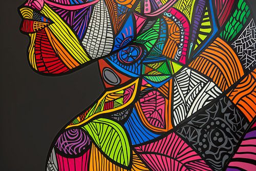 Digitaal abstracte kunst