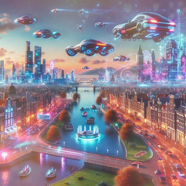 Science fiction traffic by Digital Art Nederland