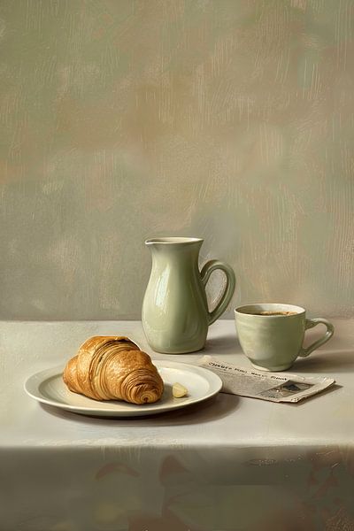 Frühstückstisch | Stille Kaffeepause von Kunst Laune