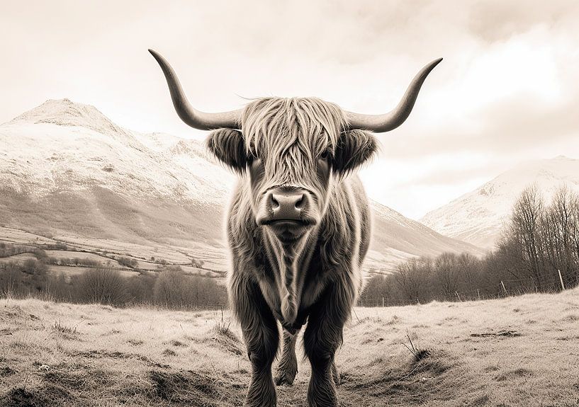 Highland Cow von Niklas Maximilian