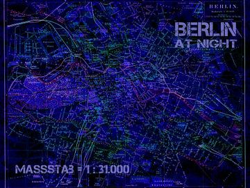 Berlijn bij nacht van christine b-b müller