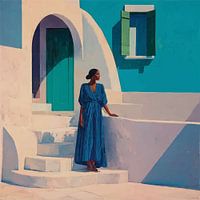 Trappen van Santorini