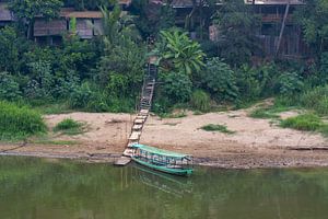 Rivière Nam Khan à Luang Prabang