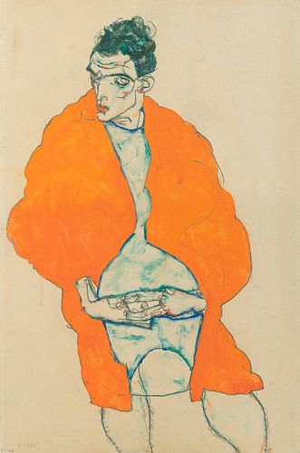 Zelfportret, Egon Schiele