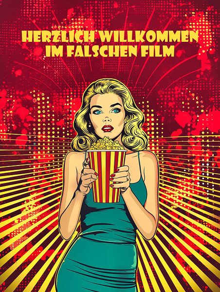 Welcome to the wrong film | Pop Art by Frank Daske | Foto & Design
