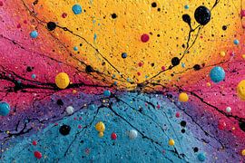 Kunst mit Farbe abstrakt von Egon Zitter