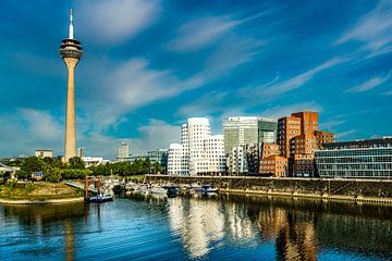 Gehry Buildings and TV Tower by Dieter Walther