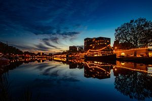 Sonnenuntergang Piushaven Tilburg