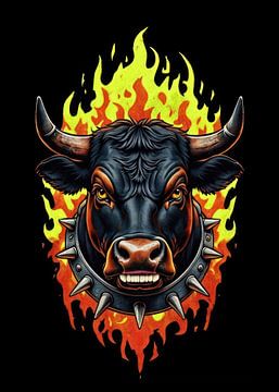 Bull Portrait by artisticdesign1903