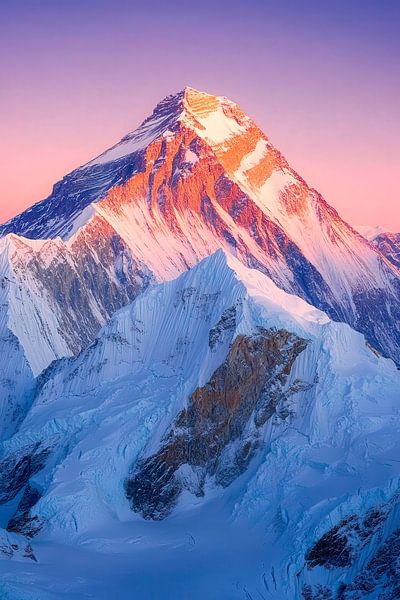Majestic mountain in the morning light by Poster Art Shop