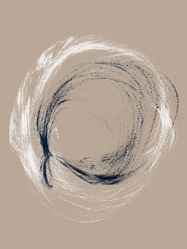 Cirkel & Stempel | Gebaren Enso Penseelstreek Abstract