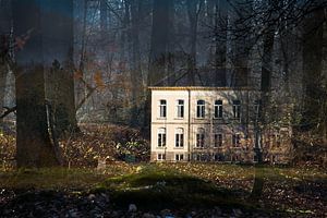 Restaurant Wolfslaar dans la forêt Breda baronnie, Brabant du Nord, Pays-Bas, Hollande.