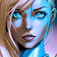 Blond Cyber Heroine WW02