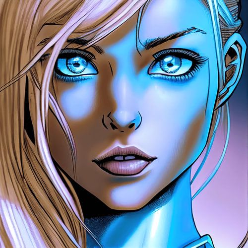 Blond Cyber Heroine WW02