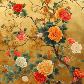 Fleurs japonaises sur Bert Nijholt