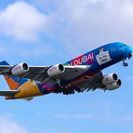 Emirates Airbus A380 van Maxwell Pels
