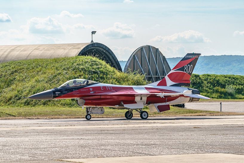 Dänisches F-16 Solo Display Team 2021. von Jaap van den Berg