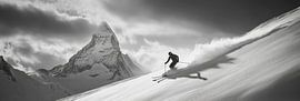 Skieur Montagne sur Poster Art Shop