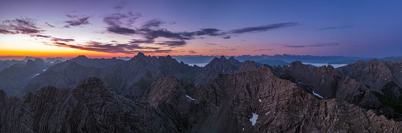 Lechtal sunrise by Denis Feiner