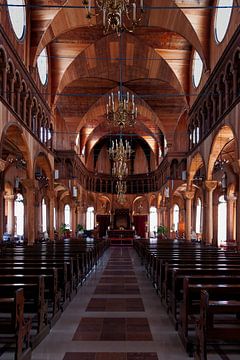 Das Innere der Kathedrale von Paramaribo von René Holtslag