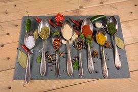 Still life with herbs by BeeldWoord